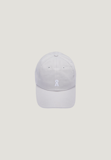 Casquette gris clair en coton bio - yenaas bold luna rock - Armedangels
