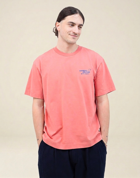 T-shirt en coton bio | rose "cruiser" - Olow