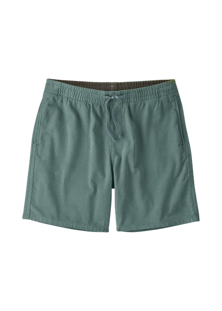 Short microvelours en coton bio | bleu "corduroy volley shorts - blsg"