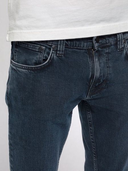 Jean skinny bleu foncé en coton bio - tight terry black ocean, Nudie Jeans, photo 5