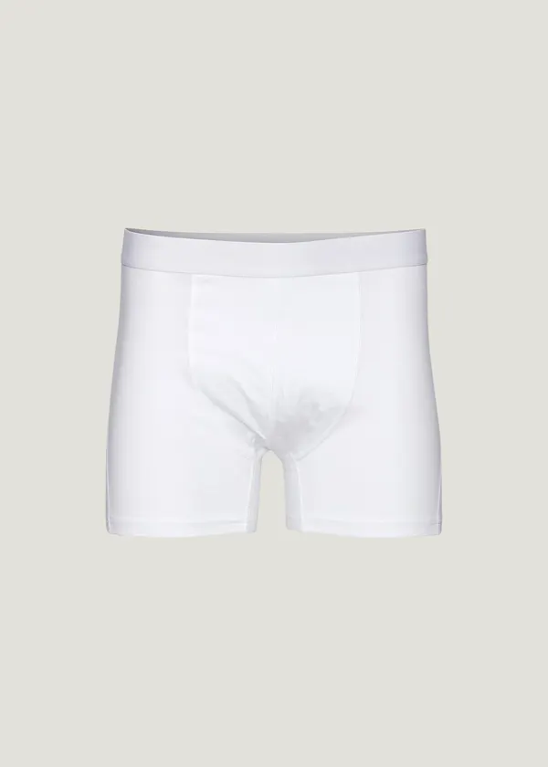Boxer uni en coton bio | blanc "optical white", Colorful Standard