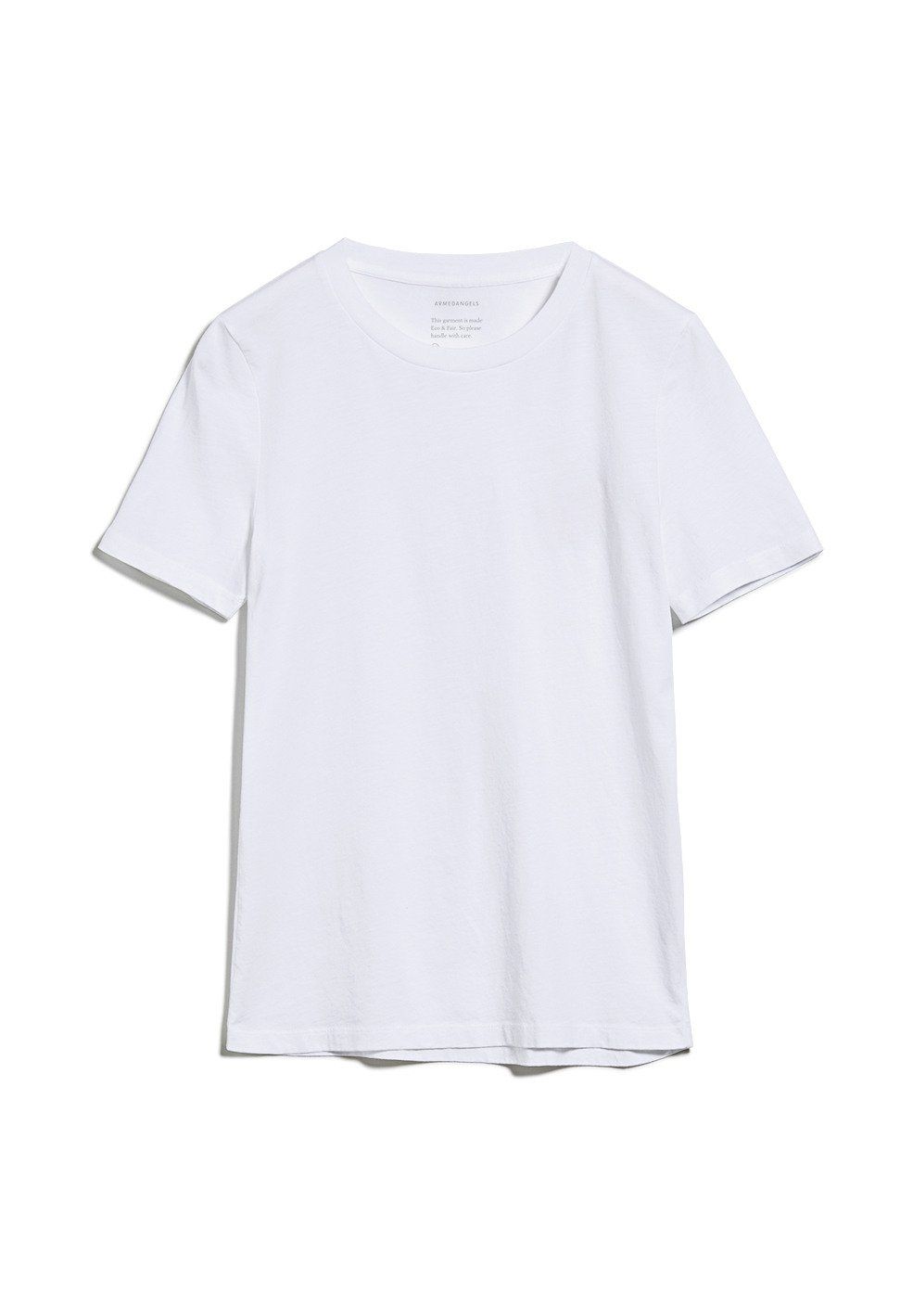 T-shirt uni blanc en coton - lidaa, Armedangels, photo 9