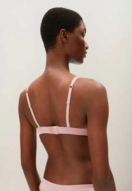 Soutien-gorge triangle en modal | rose "osilaa - grey blush", Armedangels