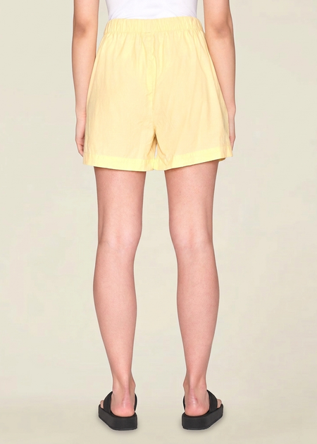 Weite Shorts aus Bio-Baumwolle | Gelb "posey wide waist shorts impala", Knowledge Cotton Apparel, Foto 3
