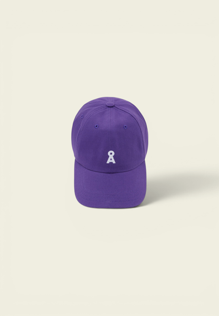 Casquette en coton bio | violet "yenaas bold cap - pungent purple"
