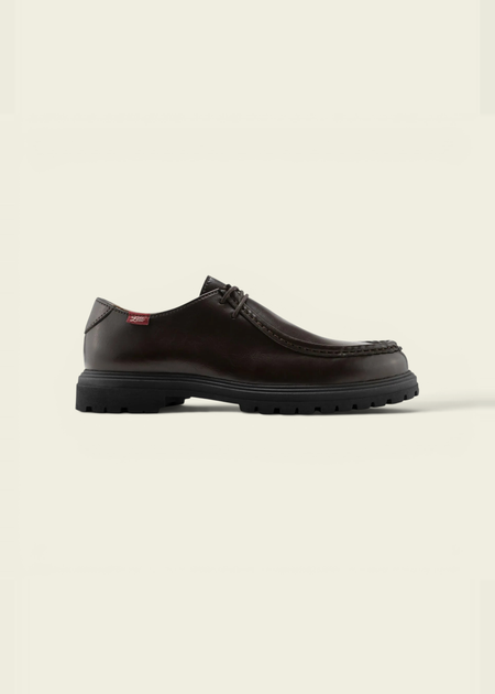 Derbies vegan en matières végétales et recyclées | marron "Soajo"