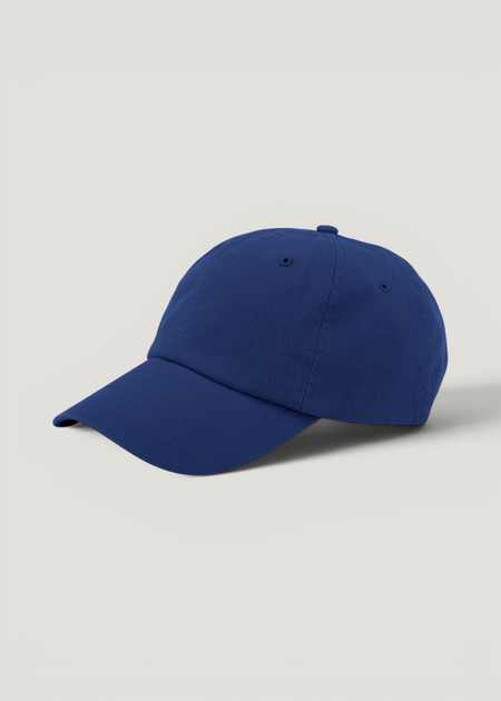 Casquette en coton bio | bleu "organic cotton cap - marine blue"