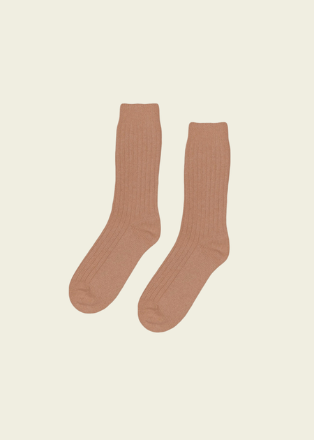 Chaussettes en laine mérinos recyclée | camel "sahara camel", Colorful Standard, photo 1