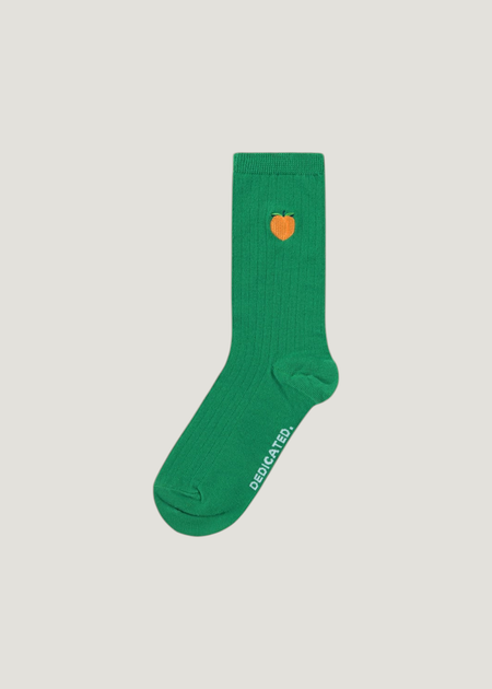 Chaussettes en coton bio | vert  - Dedicated