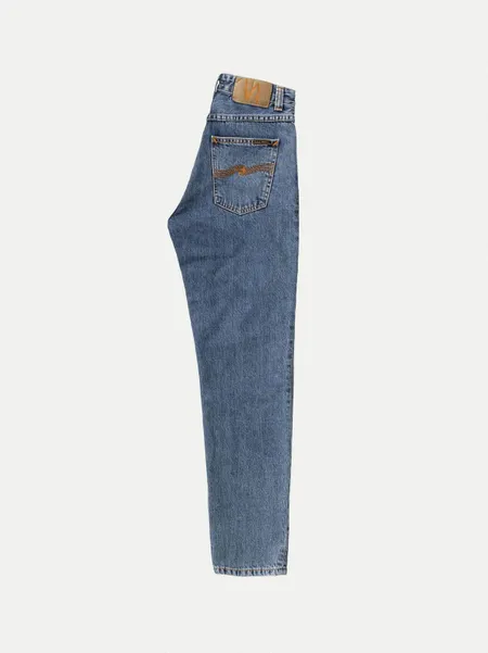 Jean mom bleu clair en coton bio - breezy britt friendly blue, Nudie Jeans, photo 7
