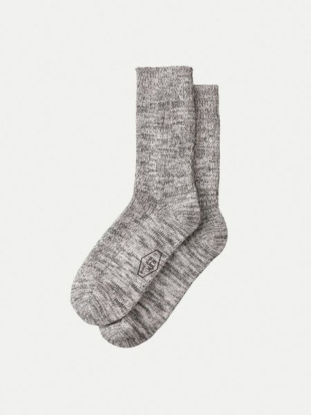 Chaussettes épaisses en matières recyclées | gris "chunky socks greymelange"