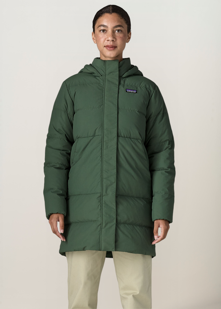 Parka à capuche en matières recyclées | vert "Sisar down parka - cngr" - Patagonia