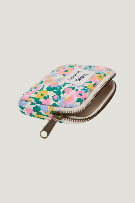 Porte-monnaie en coton bio | multicolor "Lili pastel bloom - liberty", Hindbag, photo 4