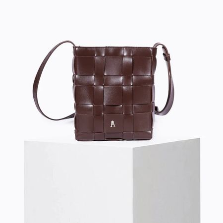 Sac à main en cuir certifié | marron "extrait - choco"
