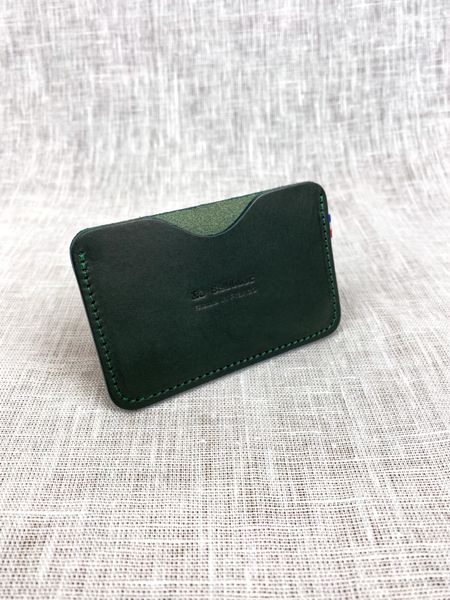 Porte carte vert forêt