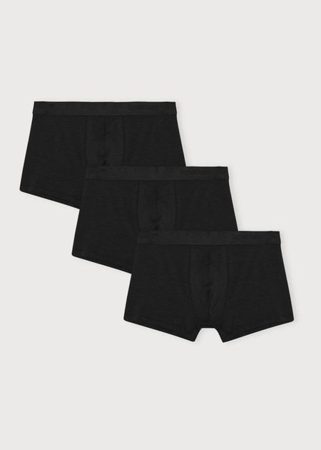 Pack 3 boxers en tencel | noir "soft touch boxers 3-pack black"