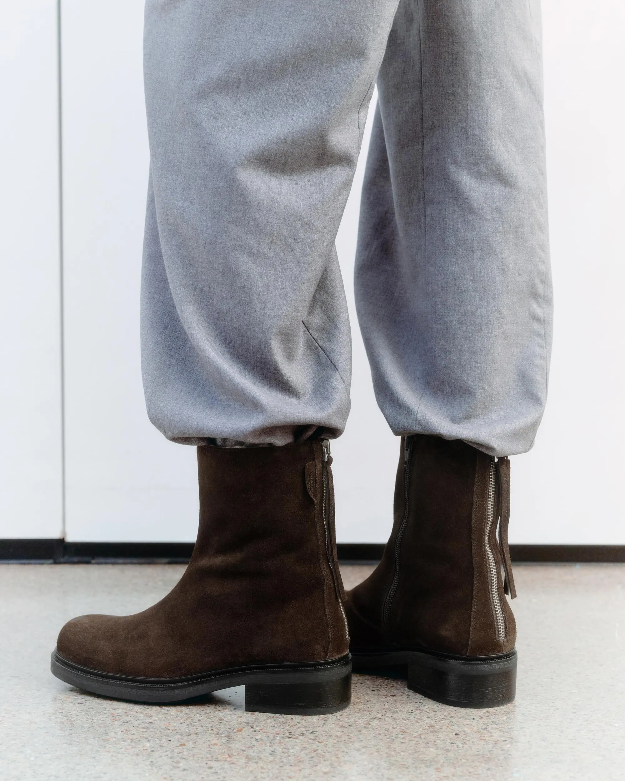 Bottines en cuir daim doublées | marron "Karlie", Vagabond, photo 4