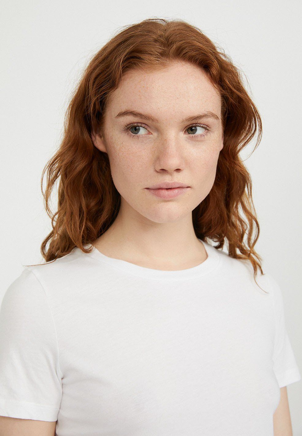 T-shirt uni blanc en coton - lidaa, Armedangels, photo 6