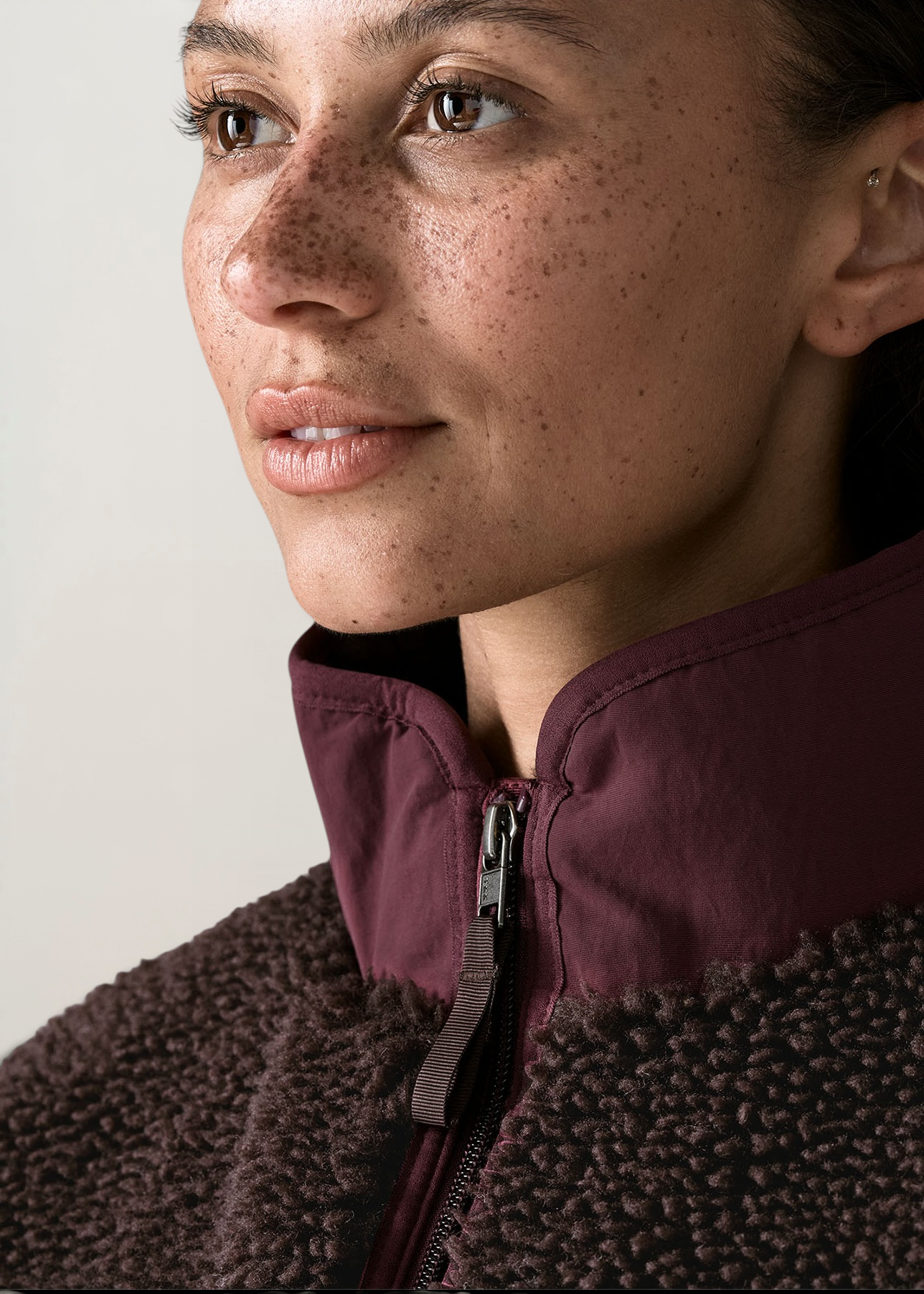 Veste polaire en matières recyclées | bordeaux "classic retro-x jkt - dnbr", Patagonia, photo 2
