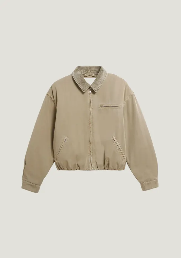 Veste doublée en coton bio | vert "Padded cotton iconic å jacket - light sage", Armedangels