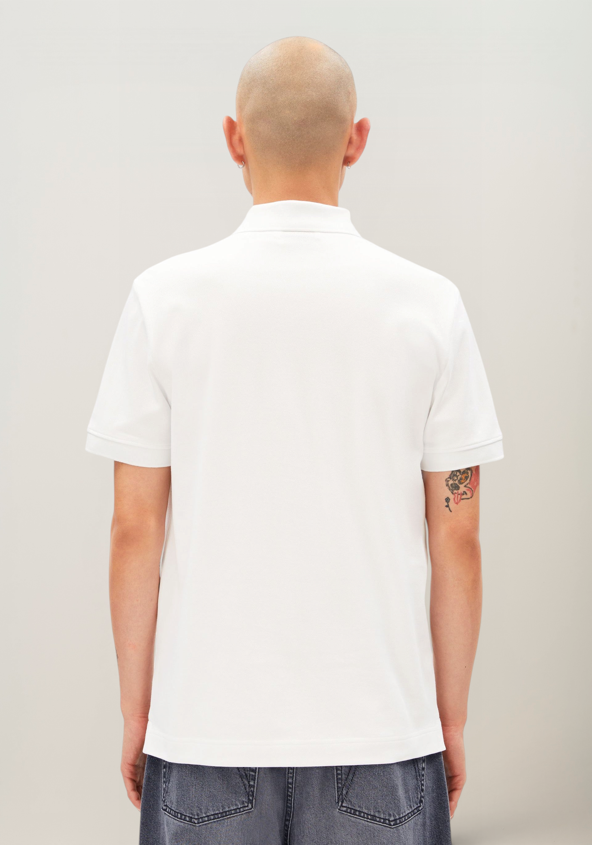 Polo en coton bio | blanc "Maario poloshirt - white", Armedangels, photo 3