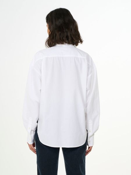 Chemise popeline en coton bio | blanc "poplin shirt bright white", Knowledge Cotton Apparel, photo 2