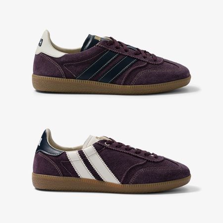 Baskets en cuir certifié | prune "mystic twilight pulse" - Caval