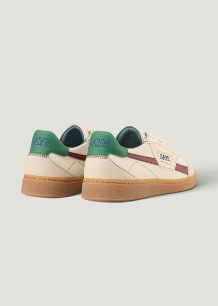 Vegane Sneaker | Beige und Grün "M70 soul lignify - garnet & pine", SAYE, Foto 4
