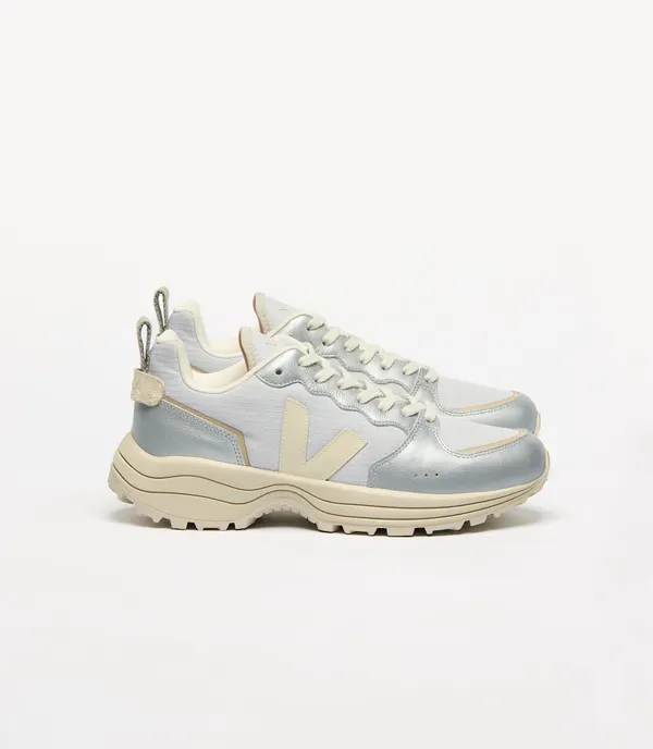 Baskets | gris "venturi ii - pearl pierre inox", Veja