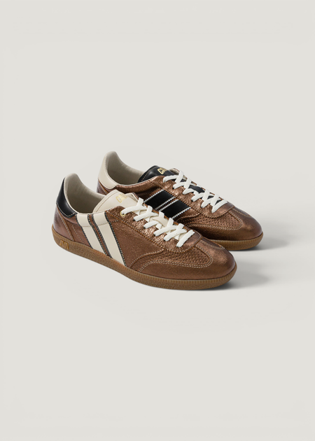 Baskets en cuir certifié | bronze "pulse sun dance" - Caval