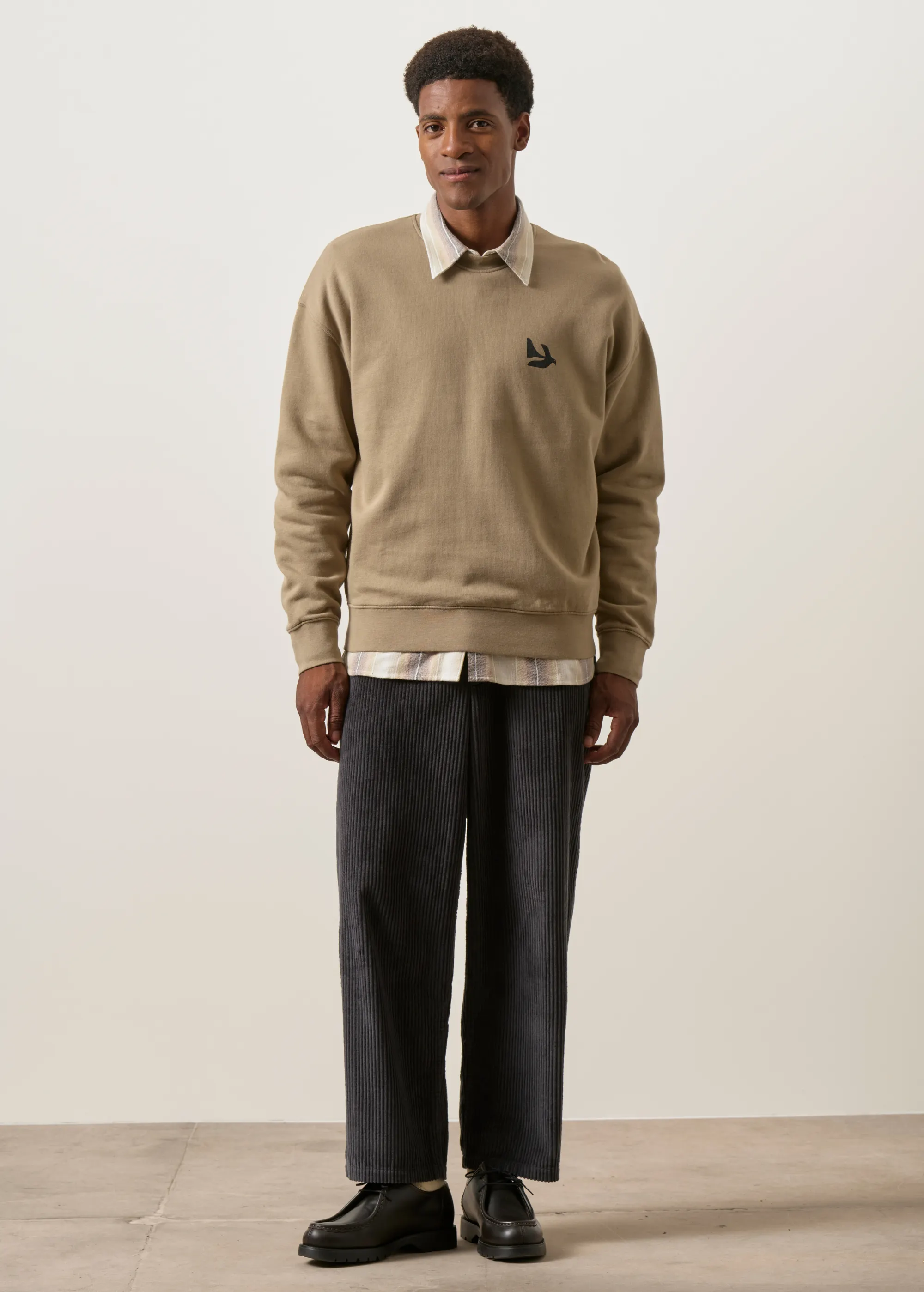 Sweat en coton bio | marron "Peace - almond", Bask in the Sun, photo 3