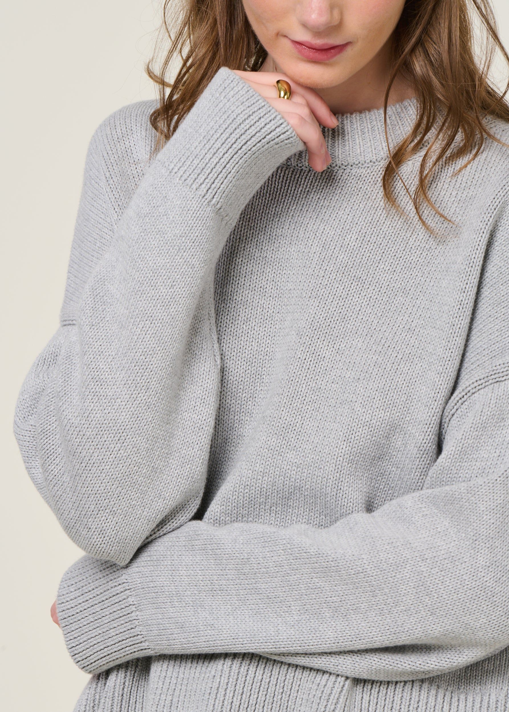 Pullover aus Bio-Baumwolle | Grau "yagmur - light grey", Jan'n June, Foto 2