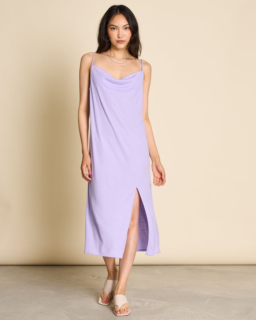Robe midi à bretelles en tencel | lilas "midi dress helen lavender", Jan'n June, photo 5