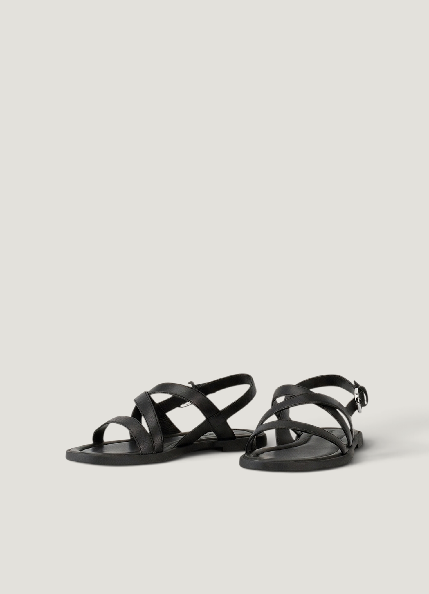 Sandalen aus zertifiziertem Leder | Schwarz "Zaida black - black", Vagabond, Foto 3