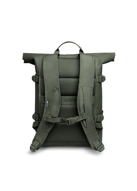Sac à dos 31l en matière recyclée | vert "rolltop 2.0 algae", Got Bag, photo 3