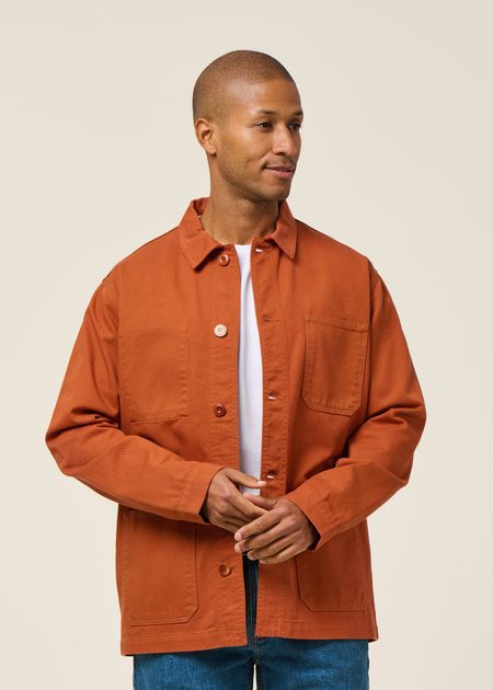 Veste en coton bio | orange "canyon sergi jacket"