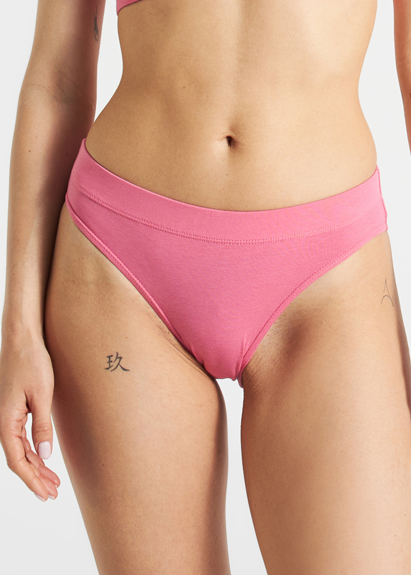 Slip aus Bio-Baumwolle | Rosa "ramsele chateau pink", Dedicated, Foto 1