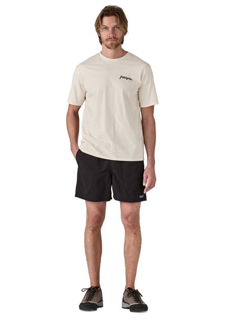 Short léger en matière recyclée | noir "baggies shorts - 5 in. - black w/black" - Patagonia