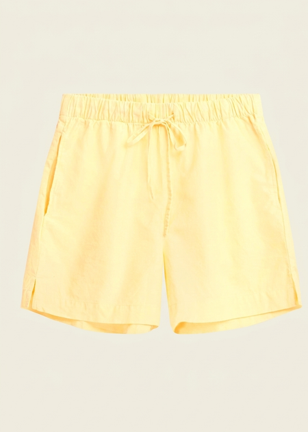 Weite Shorts aus Bio-Baumwolle | Gelb "posey wide waist shorts impala", Knowledge Cotton Apparel, Foto 6