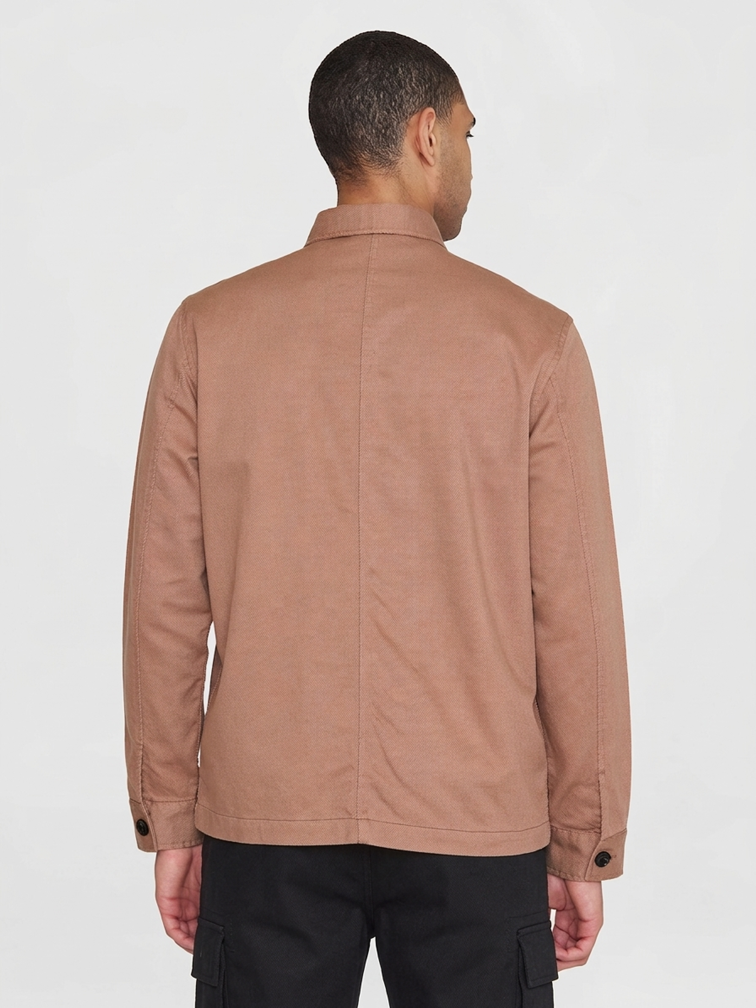 Overshirt aus Bio-Baumwoll-Twill | Braun "twill overshirt chocolate malt", Knowledge Cotton Apparel, Foto 3
