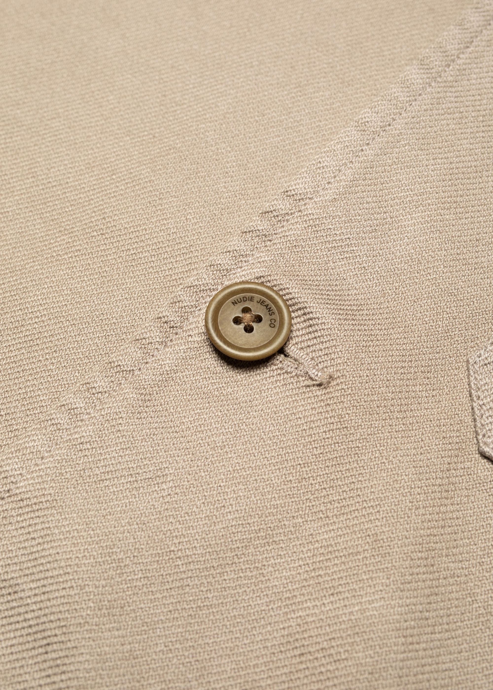 Veste de travail en coton bio | taupe "Barney worker jacket - mud", Nudie Jeans, photo 5