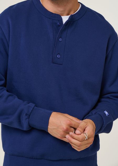 Sweatshirt aus Bio-Baumwolle | Blau "bally bleu outremer - overseas blue", Olow, Foto 2