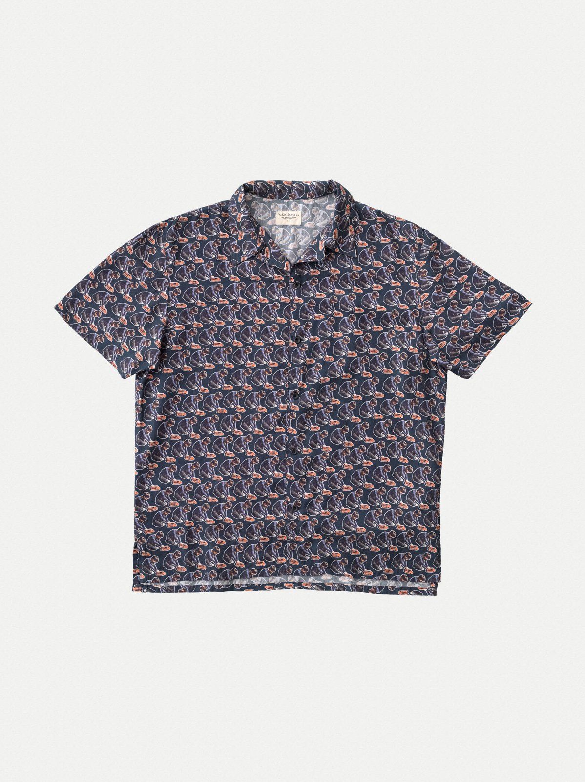 Chemise imprimé manches courtes en tencel - arvid, Nudie Jeans, photo 8
