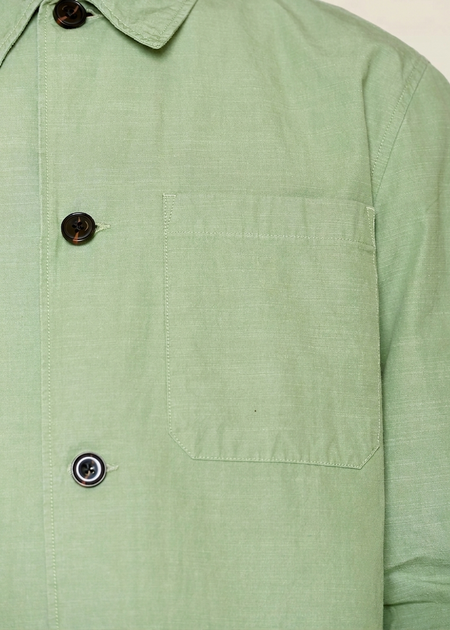 Overshirt aus Bio-Baumwolle | Grün "slub yarn overshirt shale green", Knowledge Cotton Apparel, Foto 2