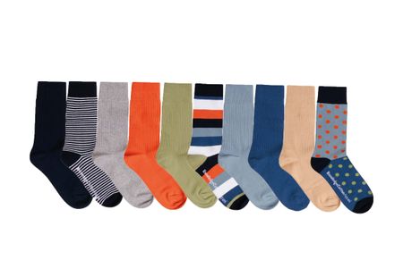 Pack 10 paires de chaussettes en coton bio - linden