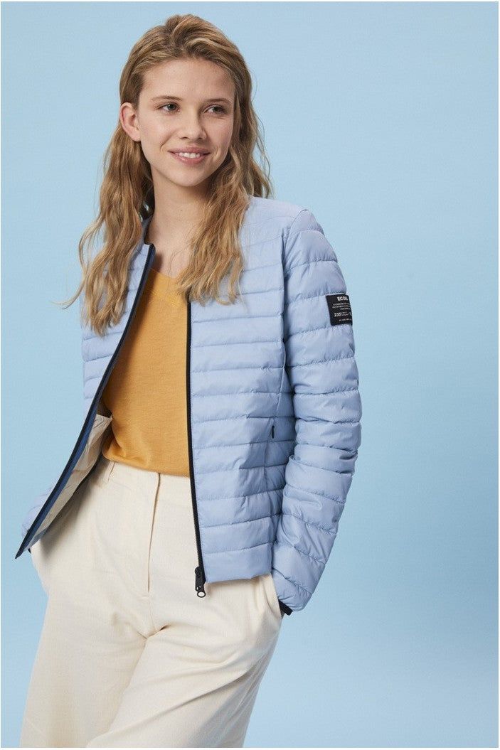 Doudoune bleu clair en nylon recyclé - usuahia, Ecoalf, photo 1