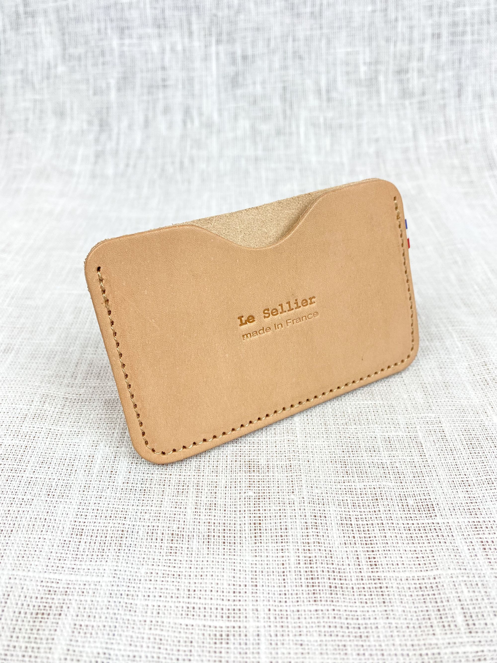 Porte carte naturel, Le Sellier, photo 1