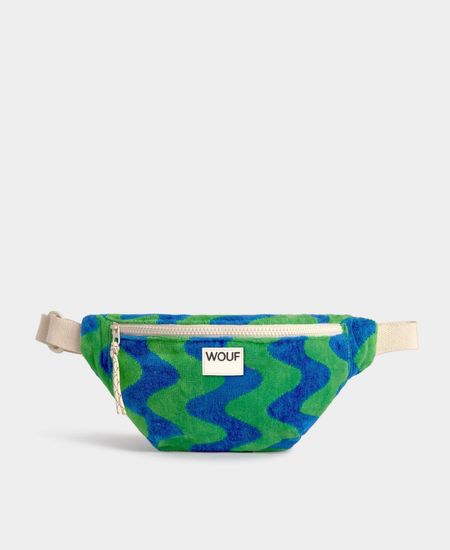 Banane en éponge en coton bio | bicolore "goa waistbag" - Wouf