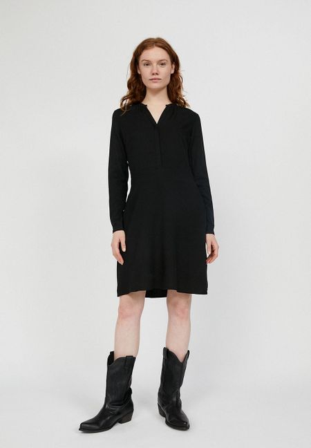 Robe patineuse noire en lenzing - inaari, Armedangels, photo 3