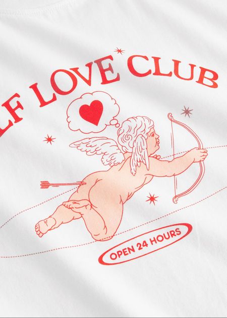 T-shirt en coton bio | blanc "T-shirt visby self love club white - white" - Dedicated